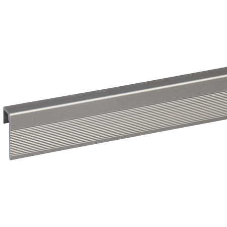 Eindprofiel SPC Paneel Wall End Titanium 4mm x 2800mm-10001139