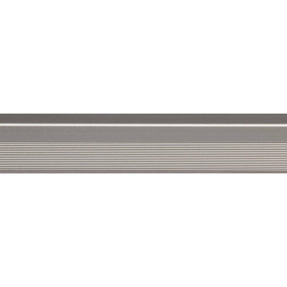 Eindprofiel SPC Paneel Wall End Titanium 4mm x 2800mm-10001139