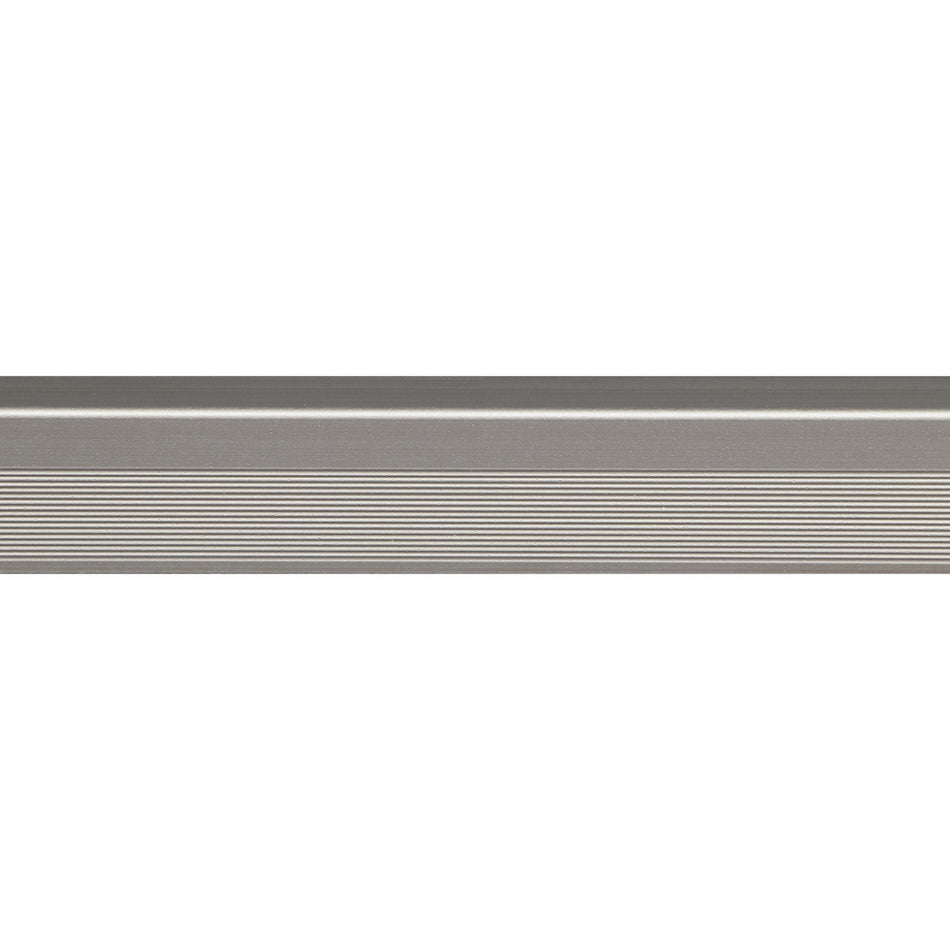 Eindprofiel SPC Paneel Wall End Titanium 4mm x 2800mm-10001139