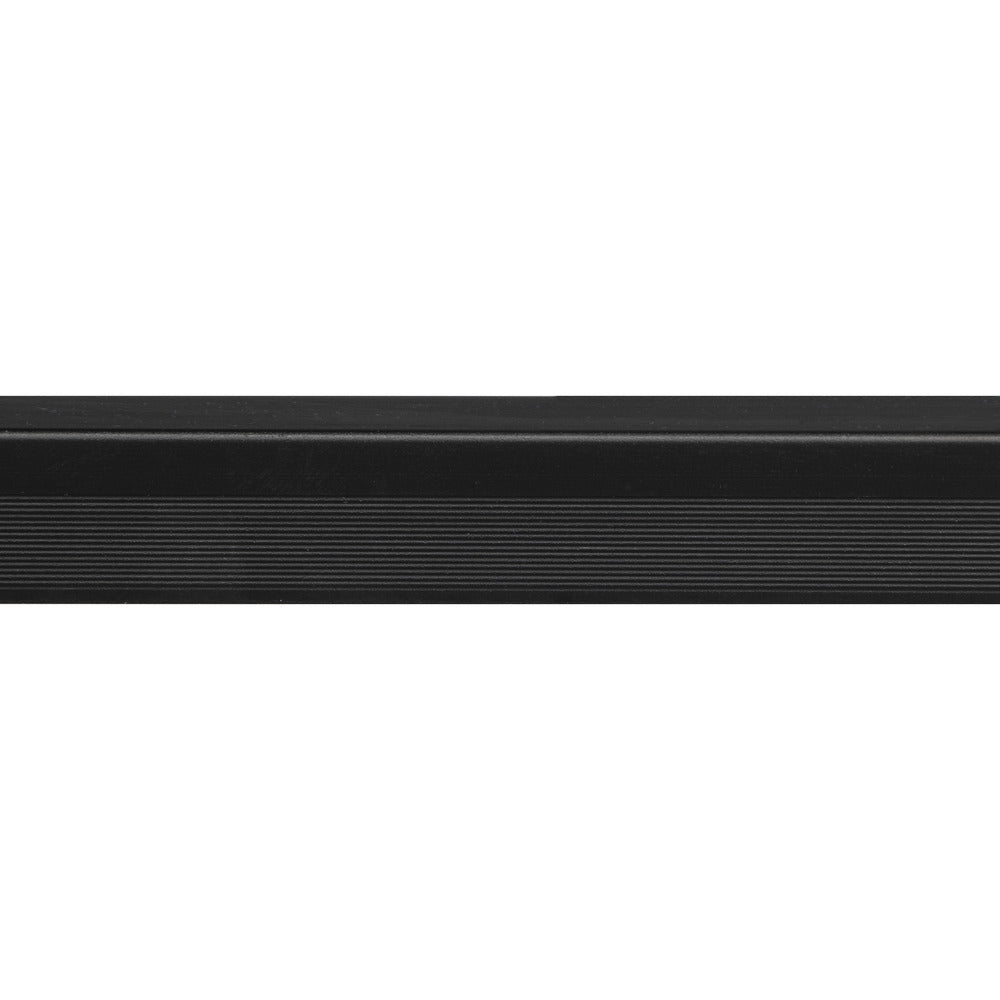Eindprofiel SPC Paneel Wall End Zwart Mat 4mm x 2800mm-10001140