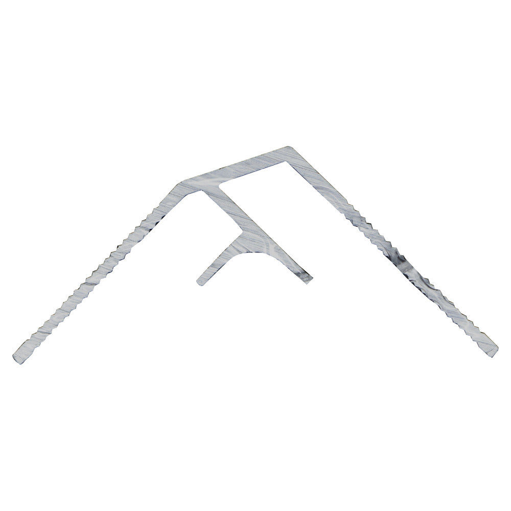 Profiel SPC Paneel Binnenhoek Wall In Zilver 4mm x 2800mm-10001141