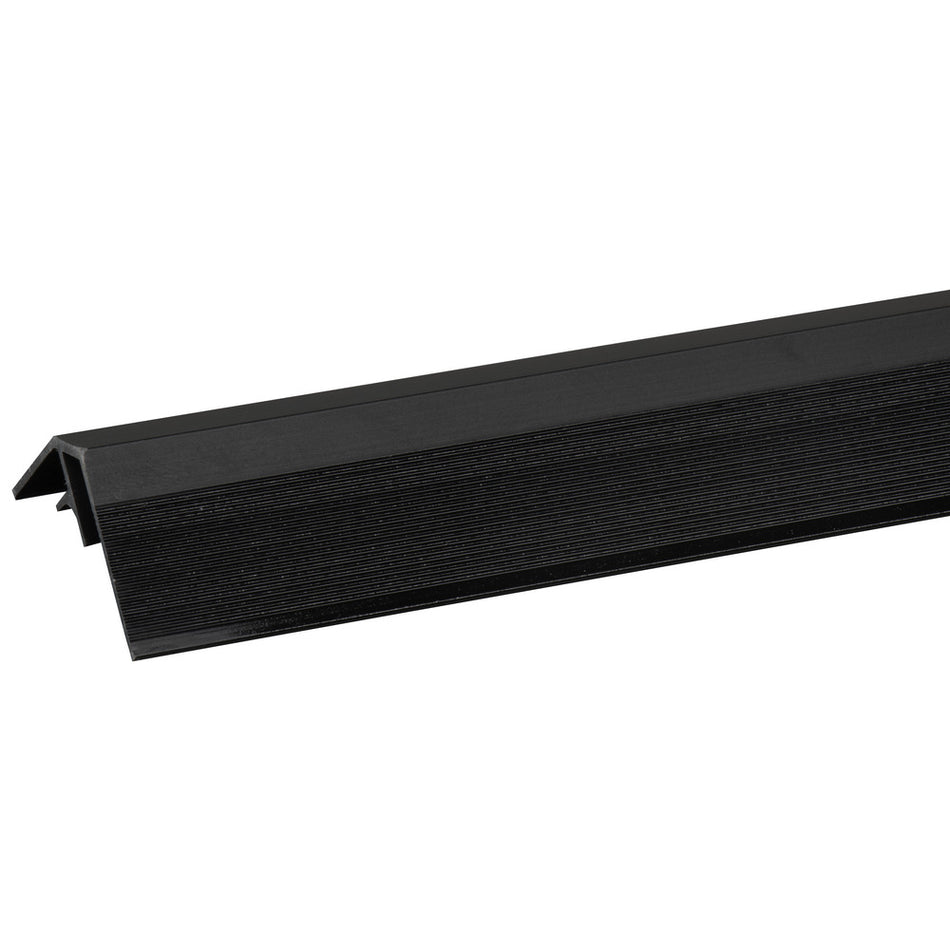 Profiel SPC Paneel Binnenhoek Wall In Zwart Mat 4mm x 2800mm-10001143