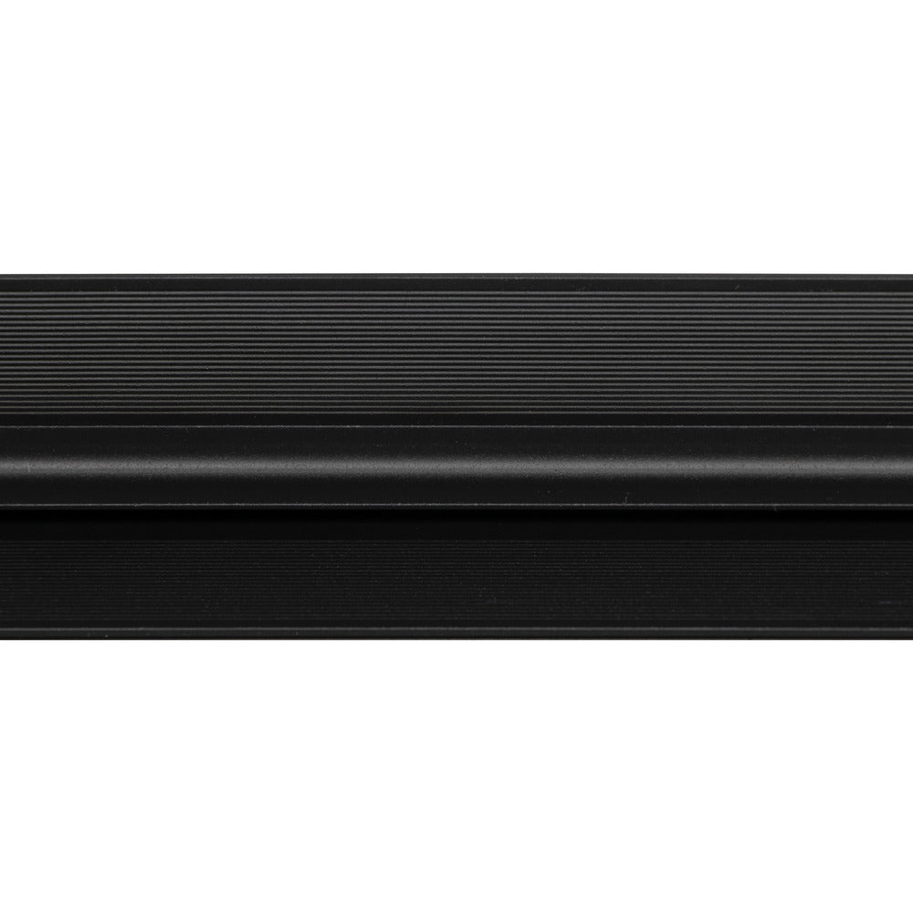 Profiel SPC Paneel Binnenhoek Wall In Zwart Mat 4mm x 2800mm-10001143