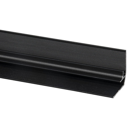 Profiel SPC Paneel Binnenhoek Wall In Zwart Mat 4mm x 2800mm-10001143