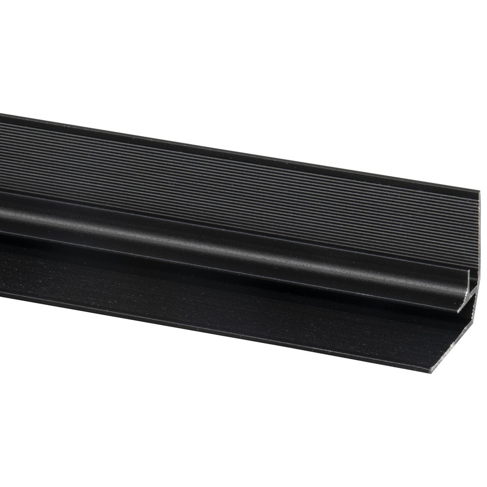 Profiel SPC Paneel Binnenhoek Wall In Zwart Mat 4mm x 2800mm-10001143