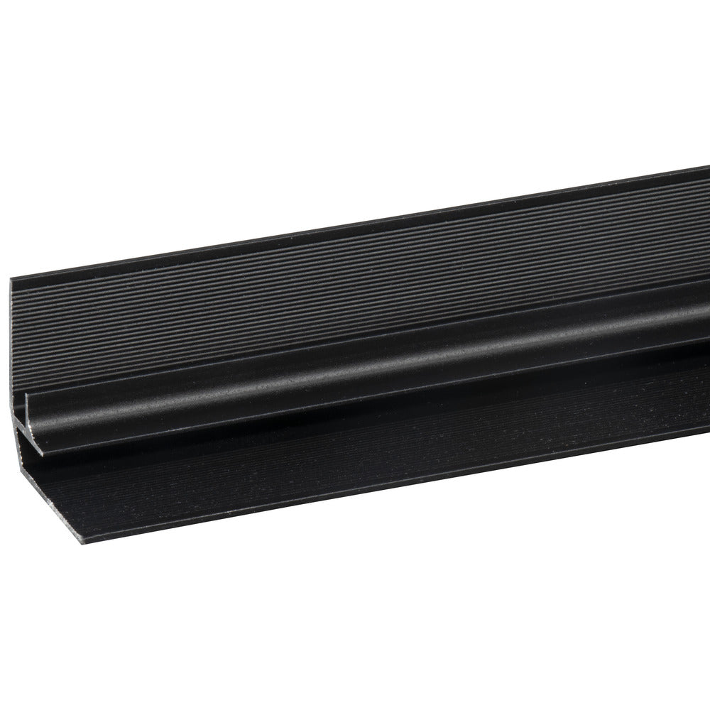 Profiel SPC Paneel Binnenhoek Wall In Zwart Mat 4mm x 2800mm-10001143