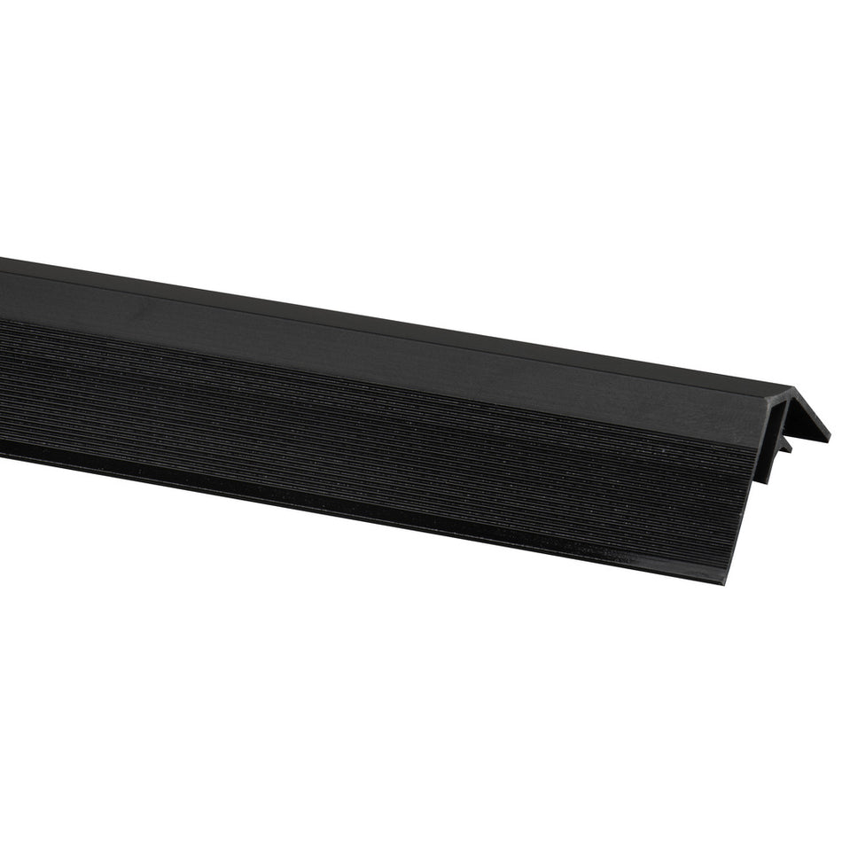 Profiel SPC Paneel Binnenhoek Wall In Zwart Mat 4mm x 2800mm-10001143