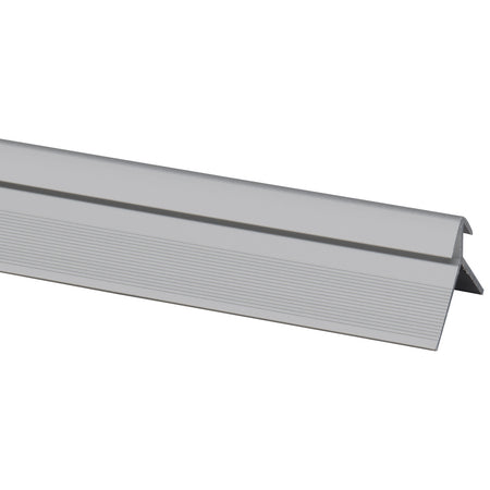 Profiel SPC Paneel Buitenhoek Wall Out Zilver 4mm x 2800mm-10001144