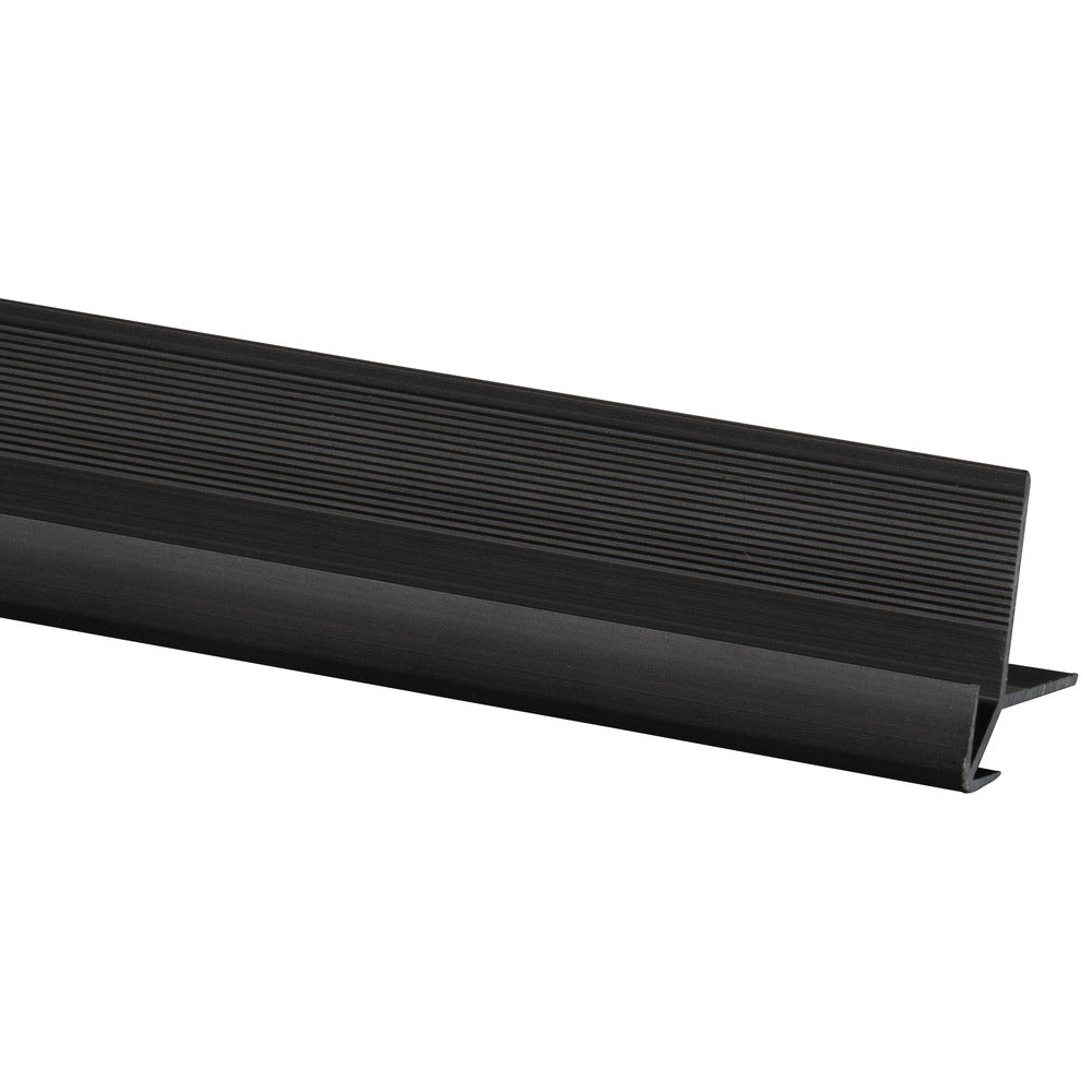 Profiel SPC Paneel Buitenhoek Wall Out Zwart Mat 4mm x 2800mm-10001146