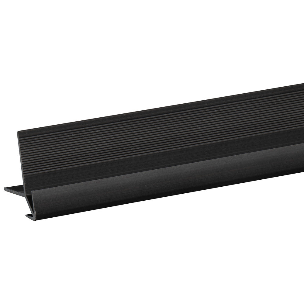 Profiel SPC Paneel Buitenhoek Wall Out Zwart Mat 4mm x 2800mm-10001146