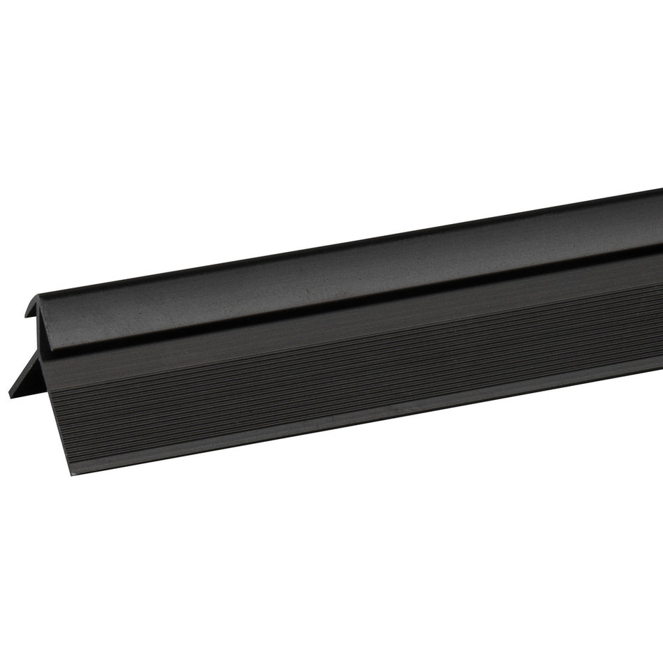 Profiel SPC Paneel Buitenhoek Wall Out Zwart Mat 4mm x 2800mm-10001146