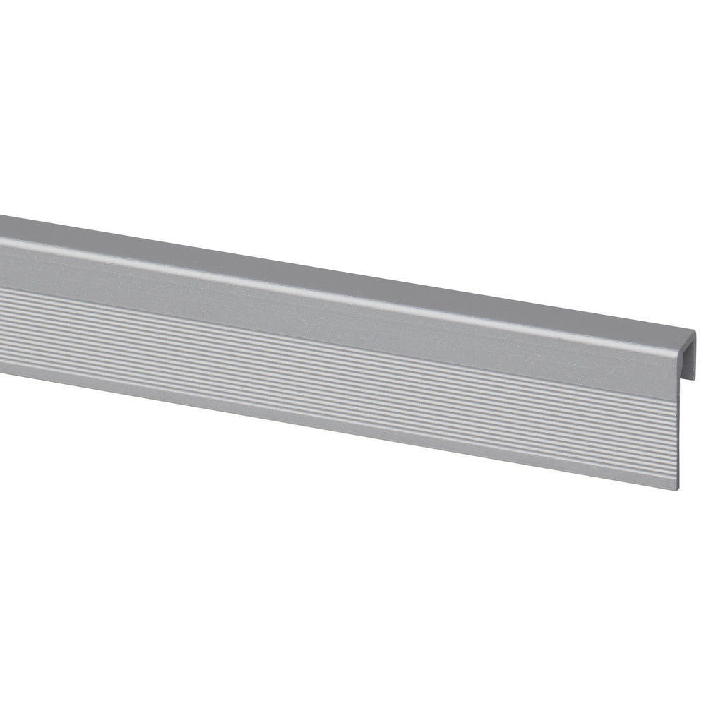 Eindprofiel SPC Paneel Wall End Zilver 4mm x 2800mm-10001147
