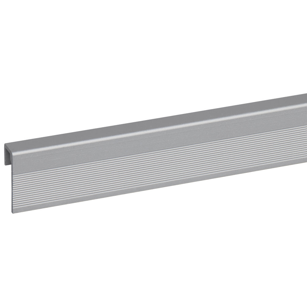 Eindprofiel SPC Paneel Wall End Zilver 4mm x 2800mm-10001147