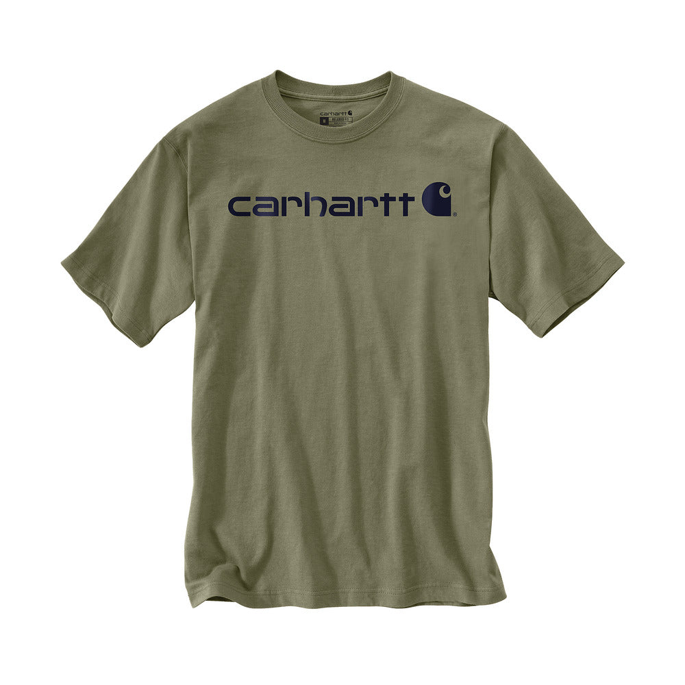 Carhartt Dearborn Relaxed Logo T-Shirt Groen-10003269