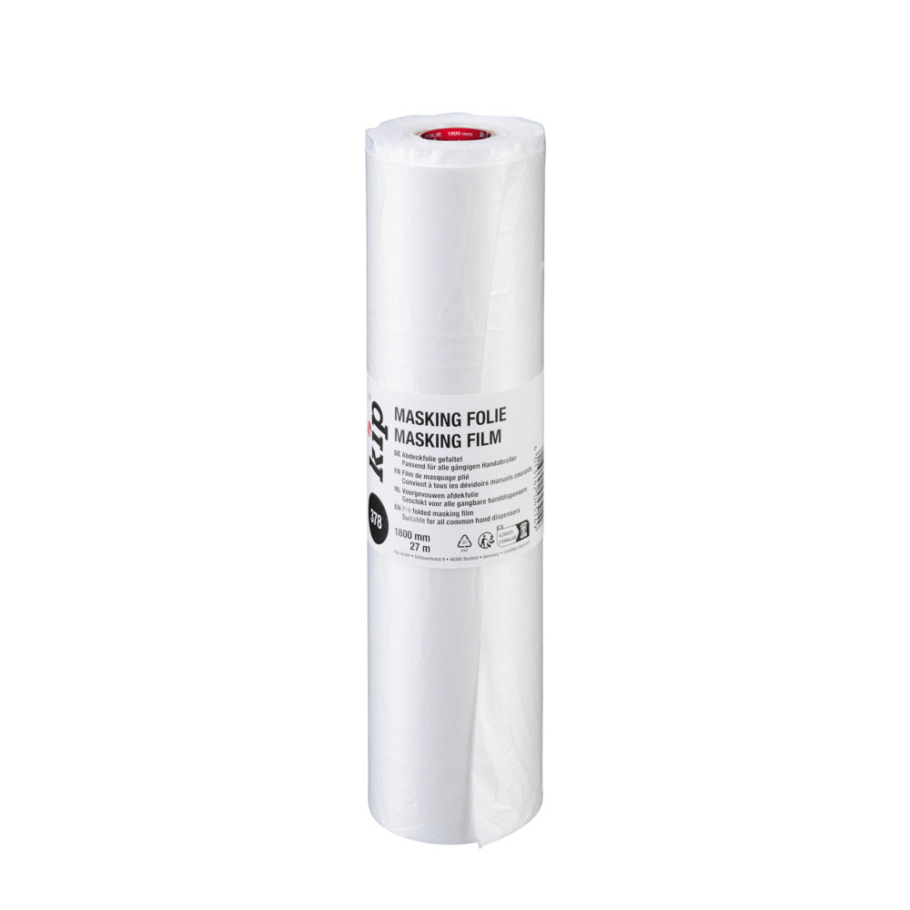 Kip 378 Masking Folie Transparant 1800mm x 55m-10003276