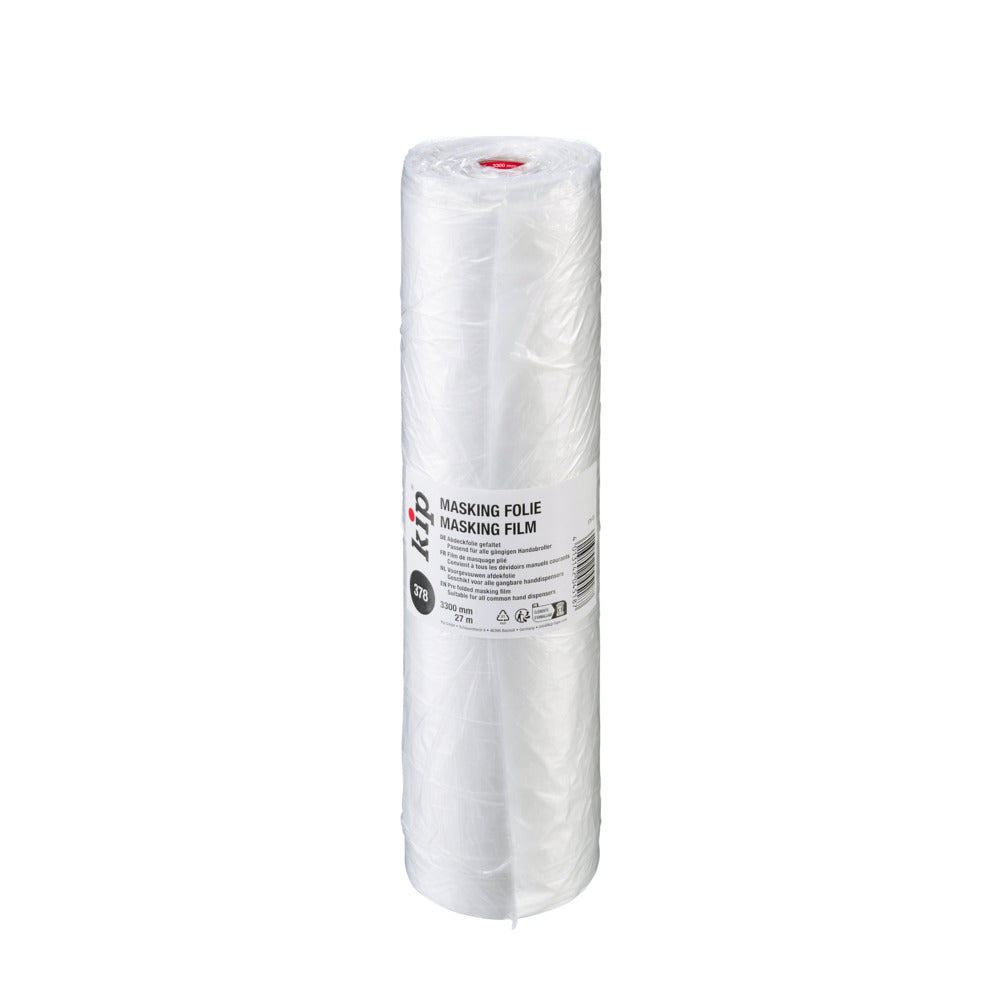 Kip 378 Masking Folie Transparant 3300mm x 27m-10003277