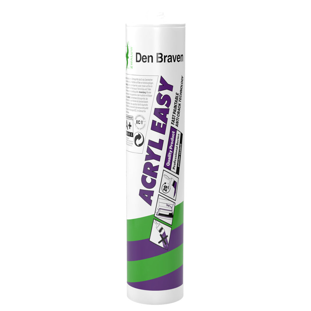 Zwaluw Acrylaatkit Acryl Easy Seal & Paint 310ml-10006341