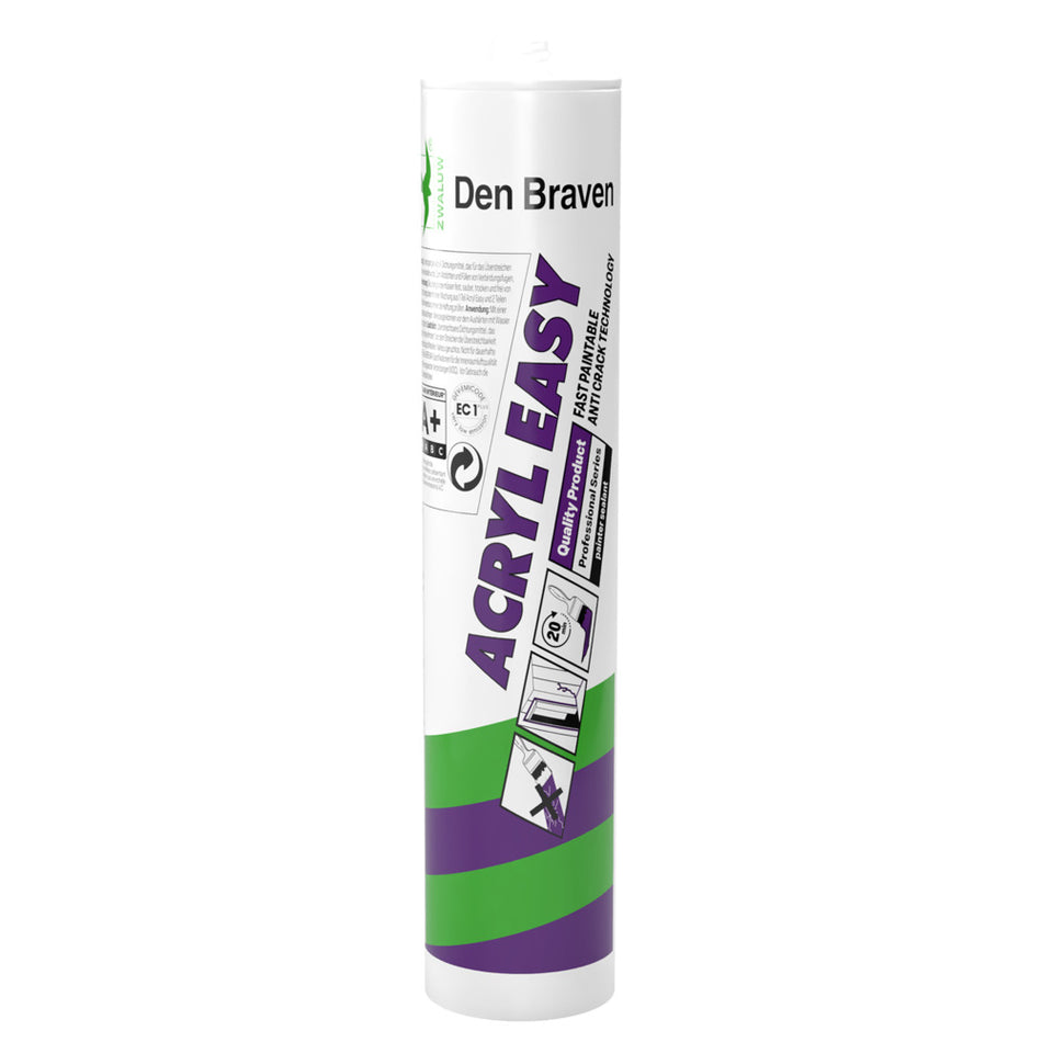 Zwaluw Acrylaatkit Acryl Easy Seal & Paint 310ml-10006341