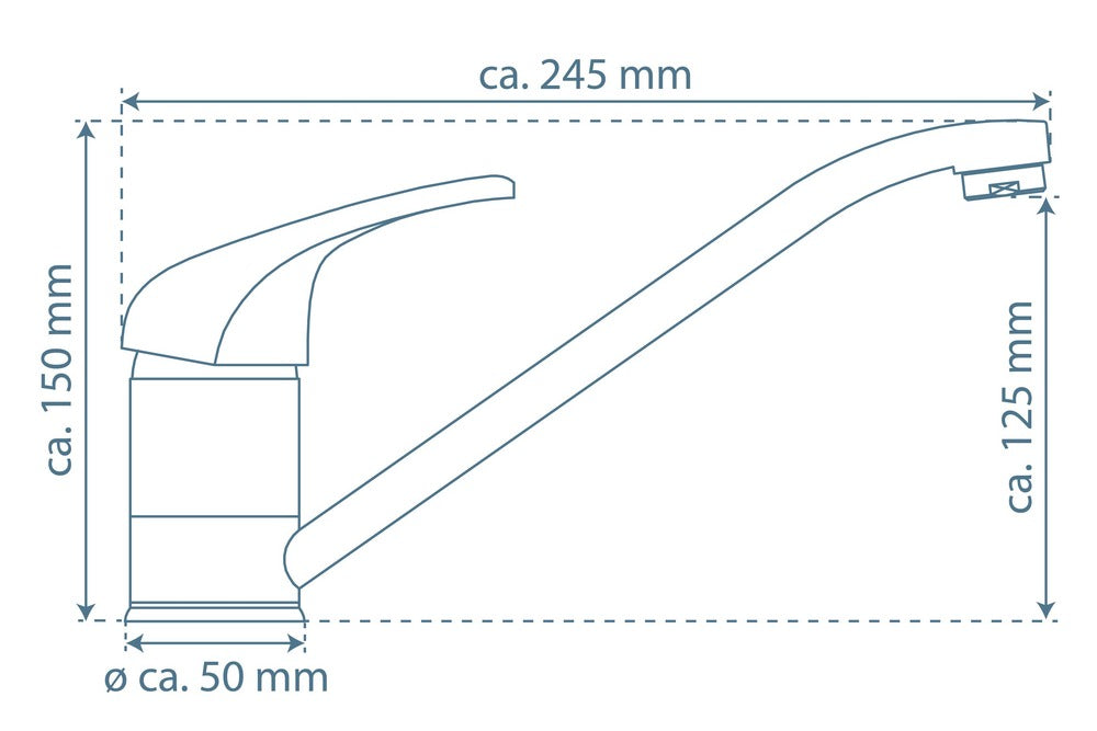 Schütte Athos Keukenkraan Chroom-10006793