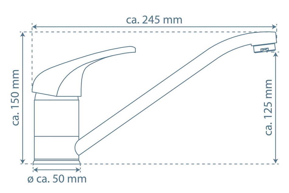 Schütte Athos Keukenkraan Chroom-10006793