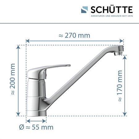 Schütte Grande Keukenkraan Chroom-10006794