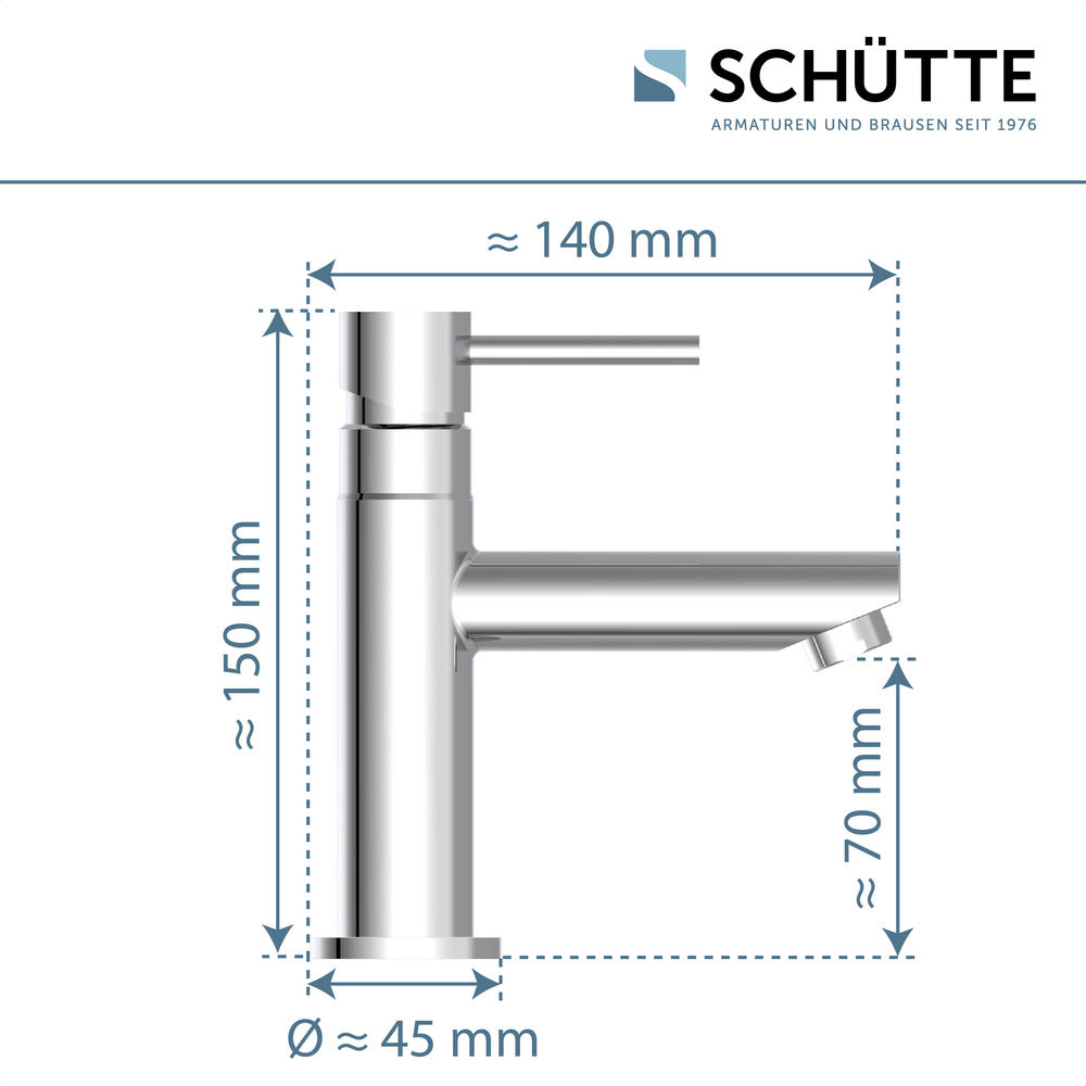 Schütte Fonteinkraan LAURANA Chroom-10007316