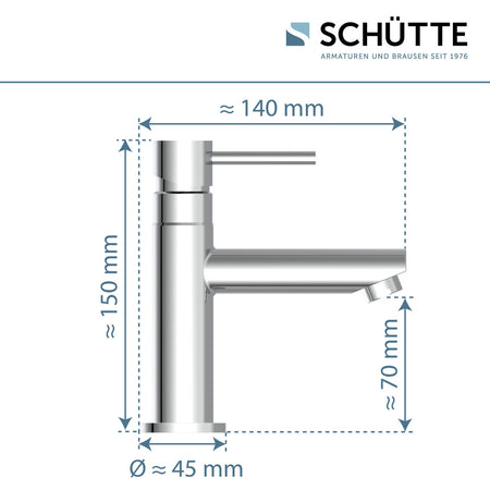 Schütte Fonteinkraan LAURANA Chroom-10007316