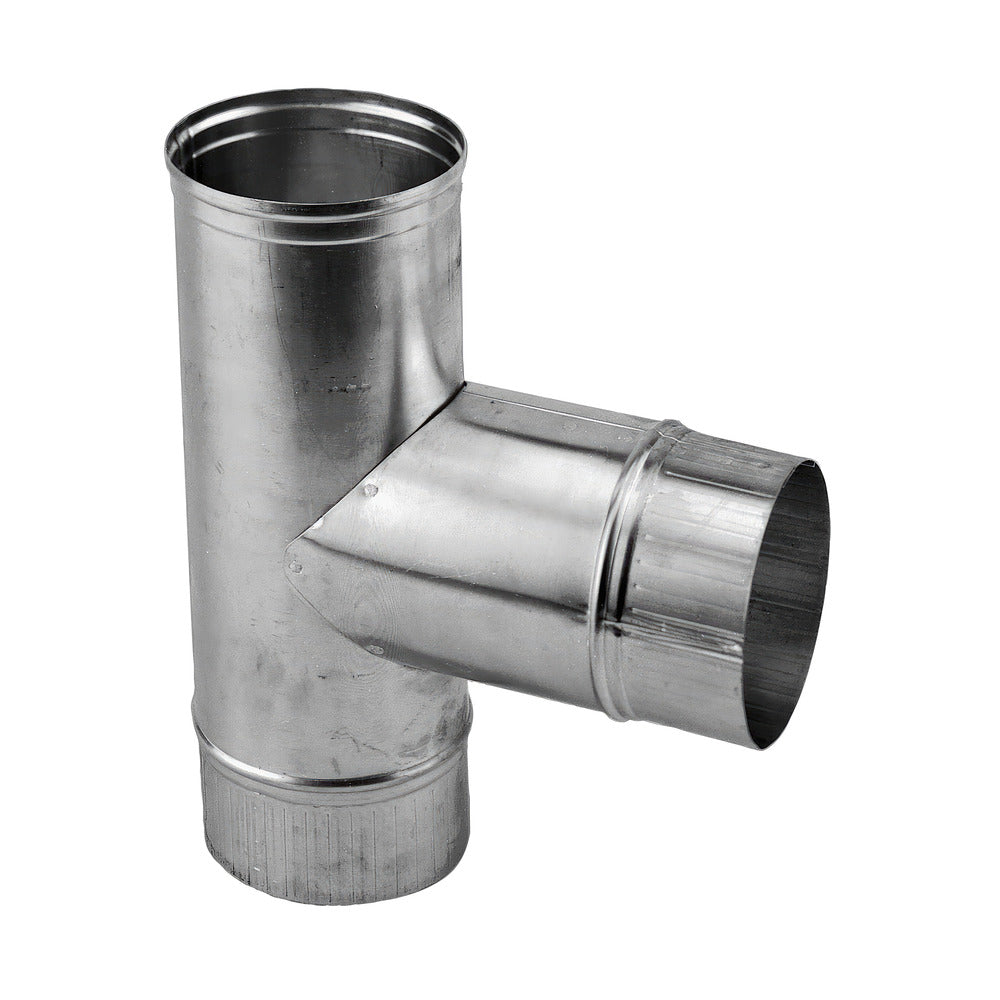 Burgerhout T-Stuk Rookgasafvoer Aluminium 90° Ø130mm-117892