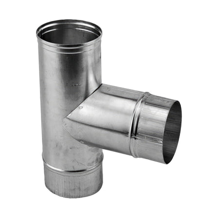 Burgerhout T-Stuk Rookgasafvoer Aluminium 90° Ø130mm-117892