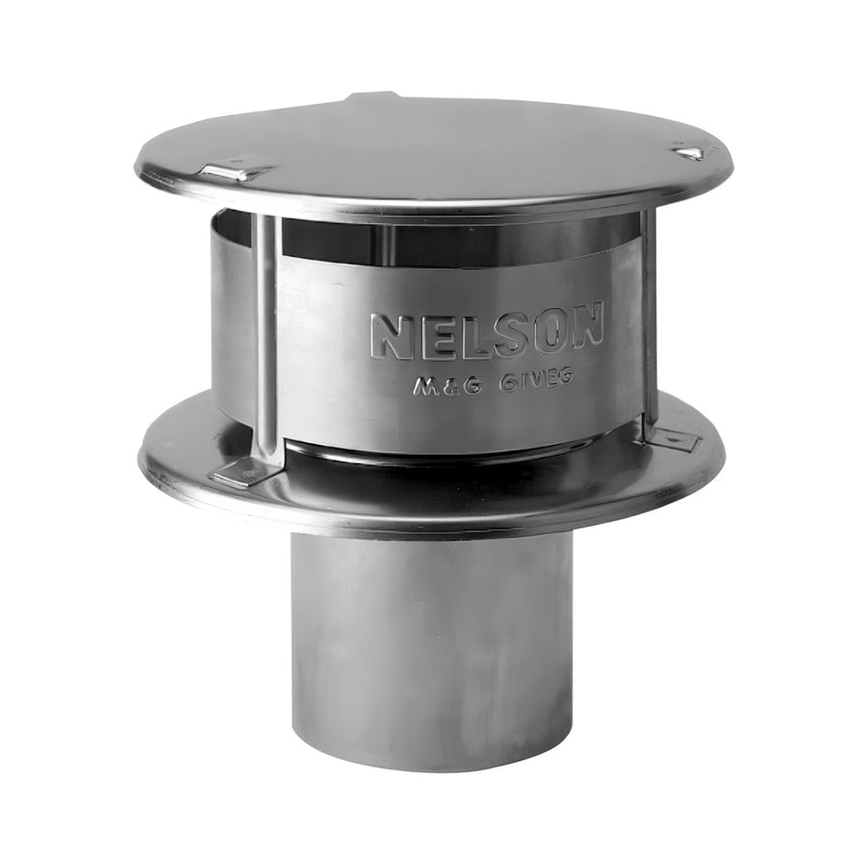 Burgerhout Kap Rookgasafvoer Aluminium Ø100mm-118243