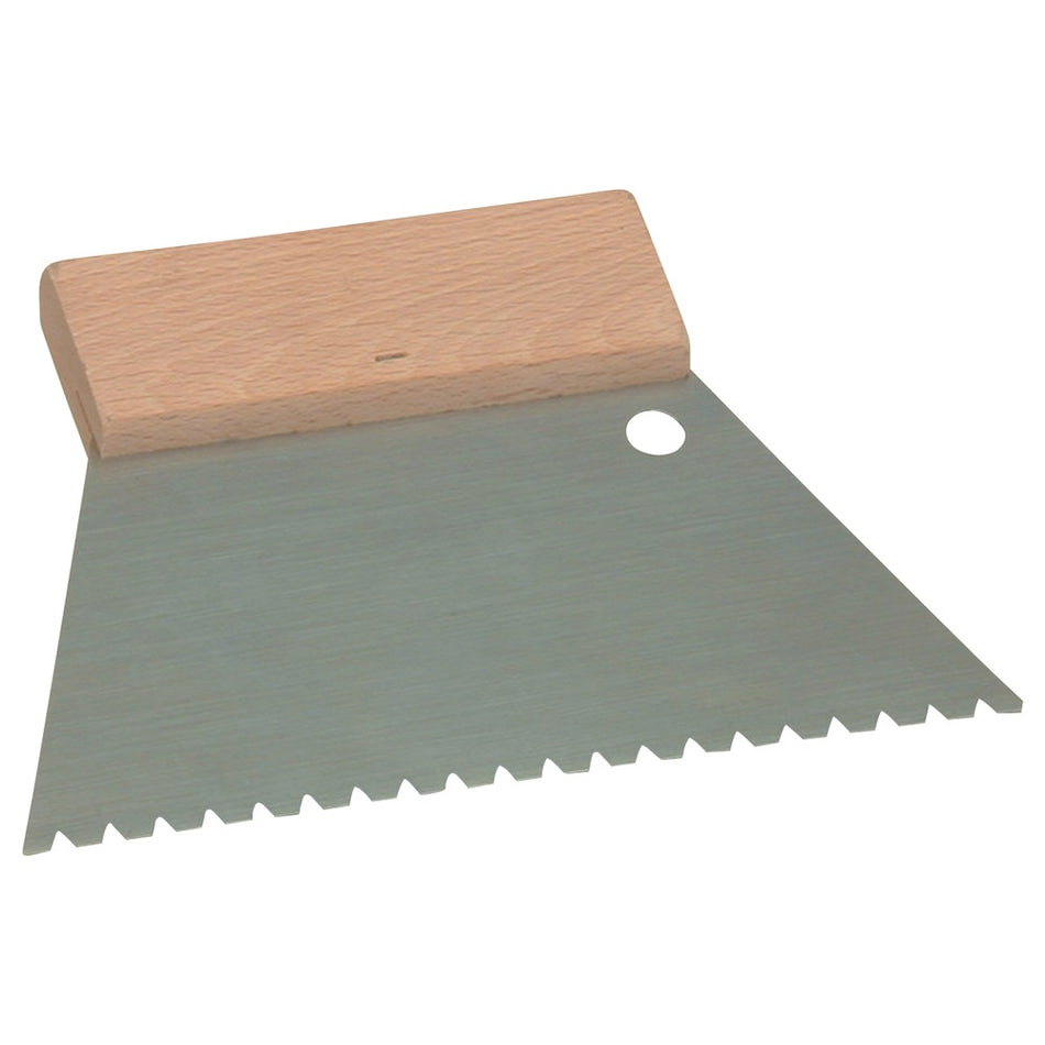 Super Prof Lijmkam Getand Middel Houten Handgreep 180mm-118723