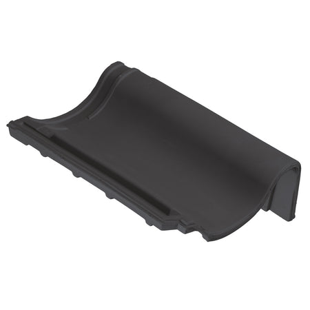 Monier Gevelpan Rechts OVH 206 Keramiek Naturel Blauw Gesmoord 30,4x37,2cm-130239