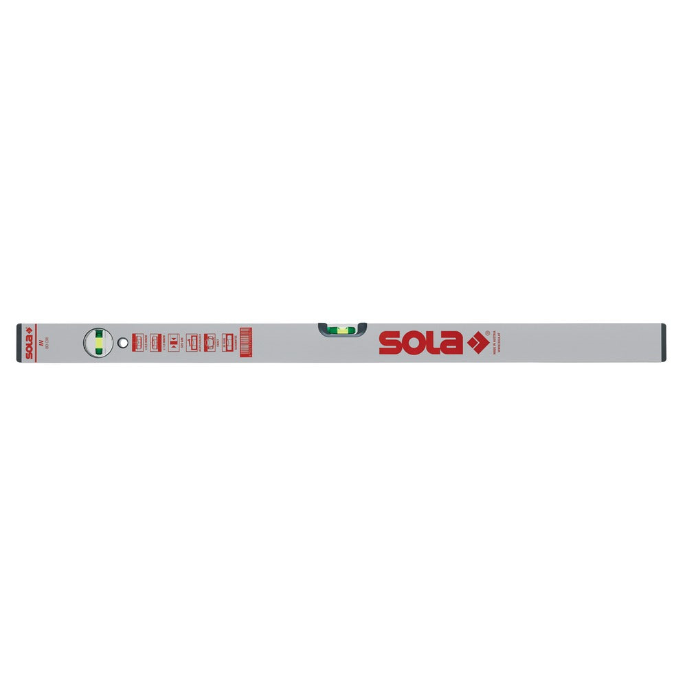 Sola Waterpas AV NOVA aluminium 2 libellen nauwkeurigheid 0,5 mm/m 1000 mm-158558