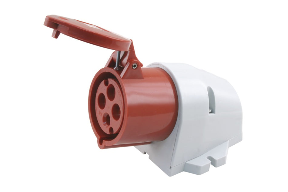 ABL Contactdoos Kracht 3-Polig+E Rood IP44 32A-162540