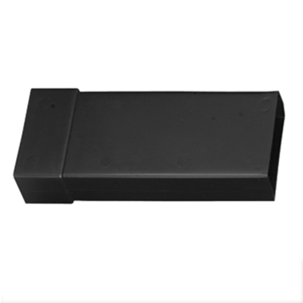 Ubbink Verlengstuk Vloerventilatiekoker Zwart 250x105x200mm-206417
