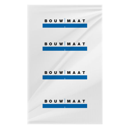 Bouwmaat Puinzak 50x80cm transparant 120 mµ-258920