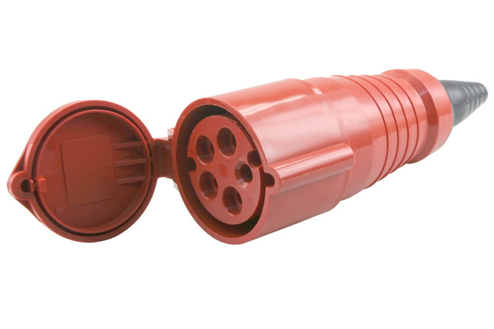 ABL Contrastekker Kracht Twist 4-Polig + Aarde Rood IP44 32A-295171