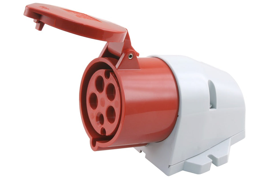 ABL Contactdoos Kracht 4-Polig+E Rood IP44 32A-295198