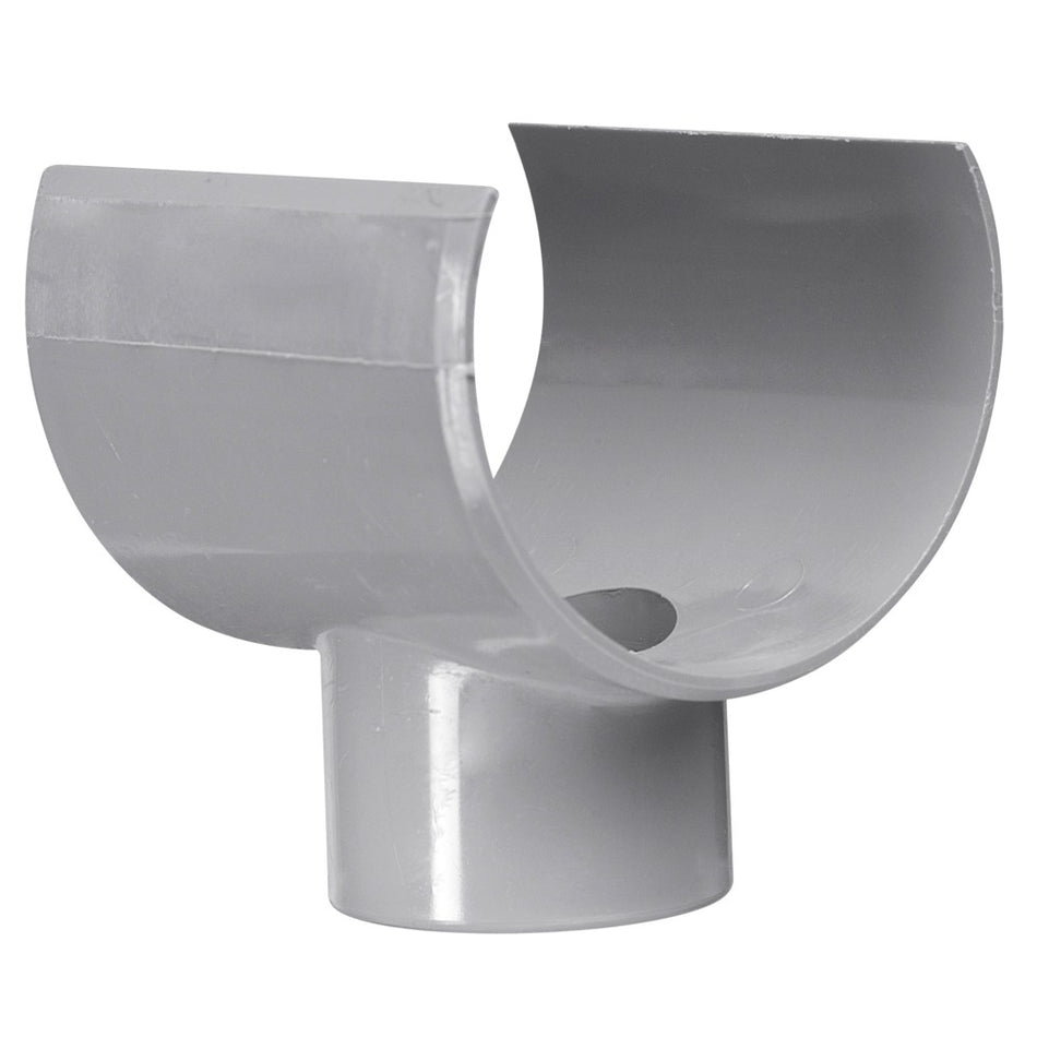 Klemzadel PVC wanddikte 3,2 mm Ø 80/75x40 mm 90° KOMO-keur-322089