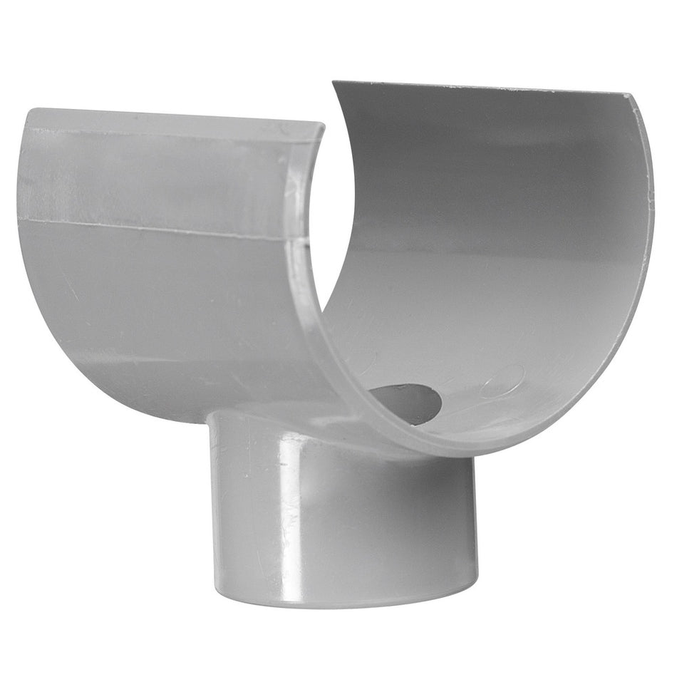 Klemzadel PVC wanddikte 3,2 mm Ø 80/75x50 mm 90° KOMO-keur-322097