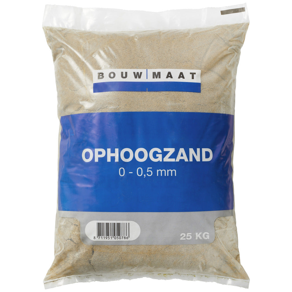 Bouwmaat Ophoogzand 0-0,5mm 25kg-325034