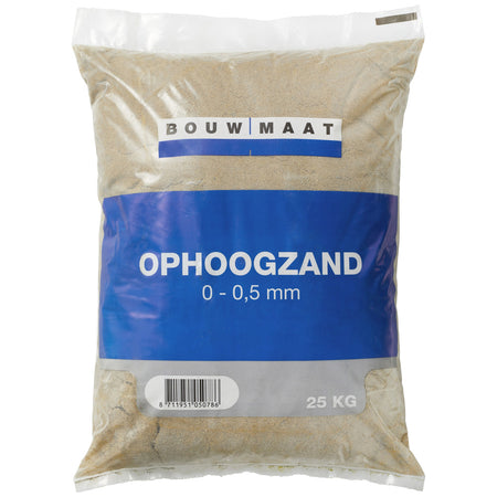 Bouwmaat Ophoogzand 0-0,5mm 25kg-325034