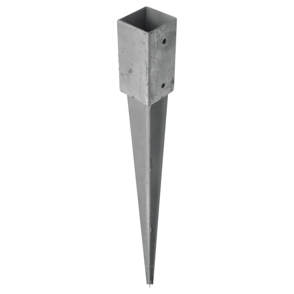 Paalhouder Thermisch Verzinkt 71x71x750mm Met Punt-326439