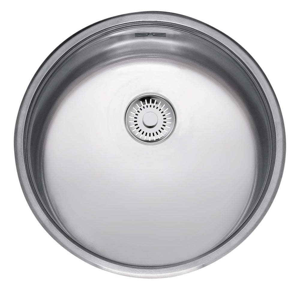 Reginox Spoelbak B2903LLU06GDS RVS rond inleg afvoer 90cm-338379
