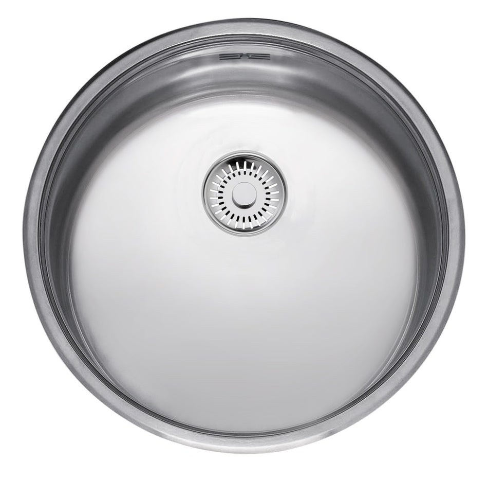 Reginox Spoelbak B2903LLU06GDS RVS rond inleg afvoer 90cm-338379