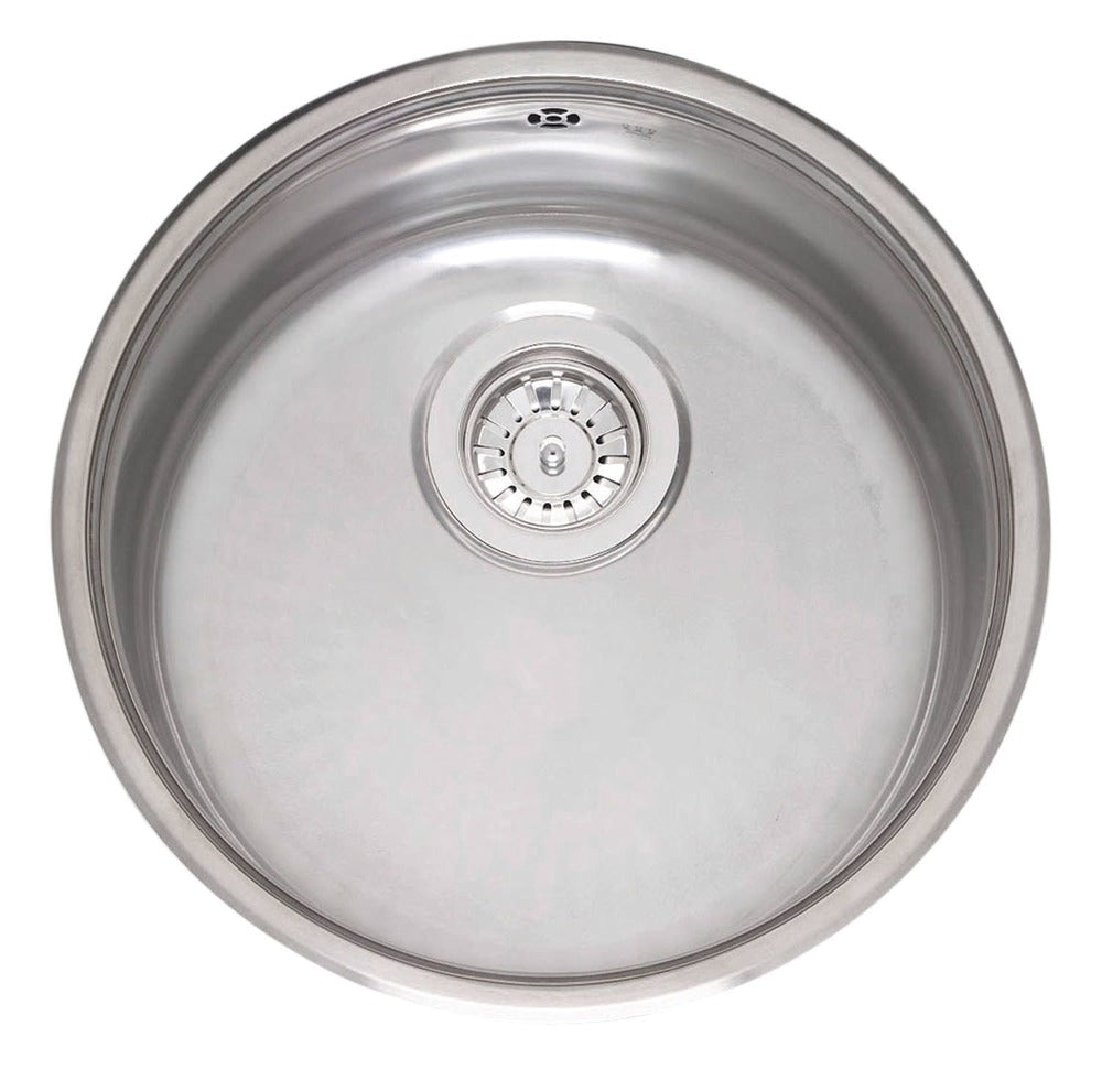 Reginox Spoelbak B2903LLU06GDS RVS rond inleg afvoer 90cm-338379