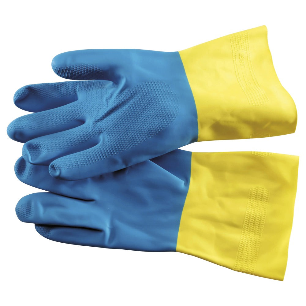 CERVA Werkhandschoenen Caspia Latex/Neopreen Blauw/Geel-342671