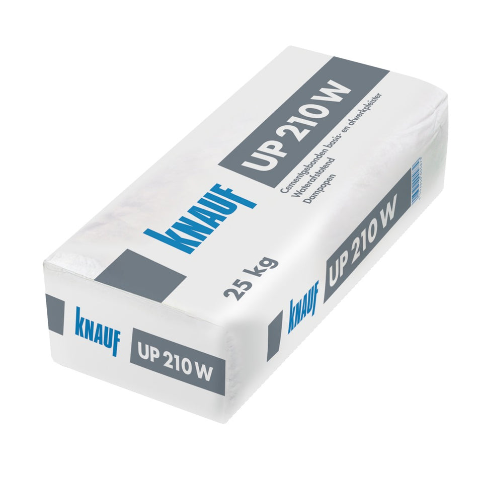 Knauf Cementpleister UP 210 W grijs 25 kg-342957