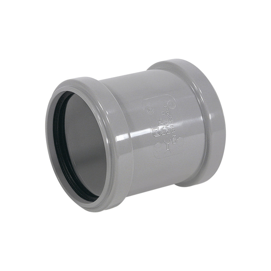 Overschuifmof PVC 2x manchetmof wanddikte 3,2 mm Ø 40 mm KOMO-keur-354994