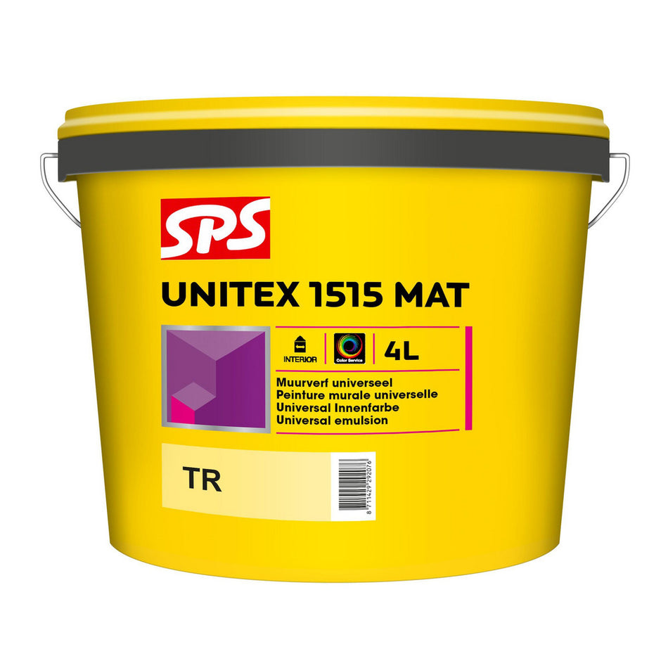 SPS Muurverf Unitex 1515 Mat Mengbasis TR 4L-375237